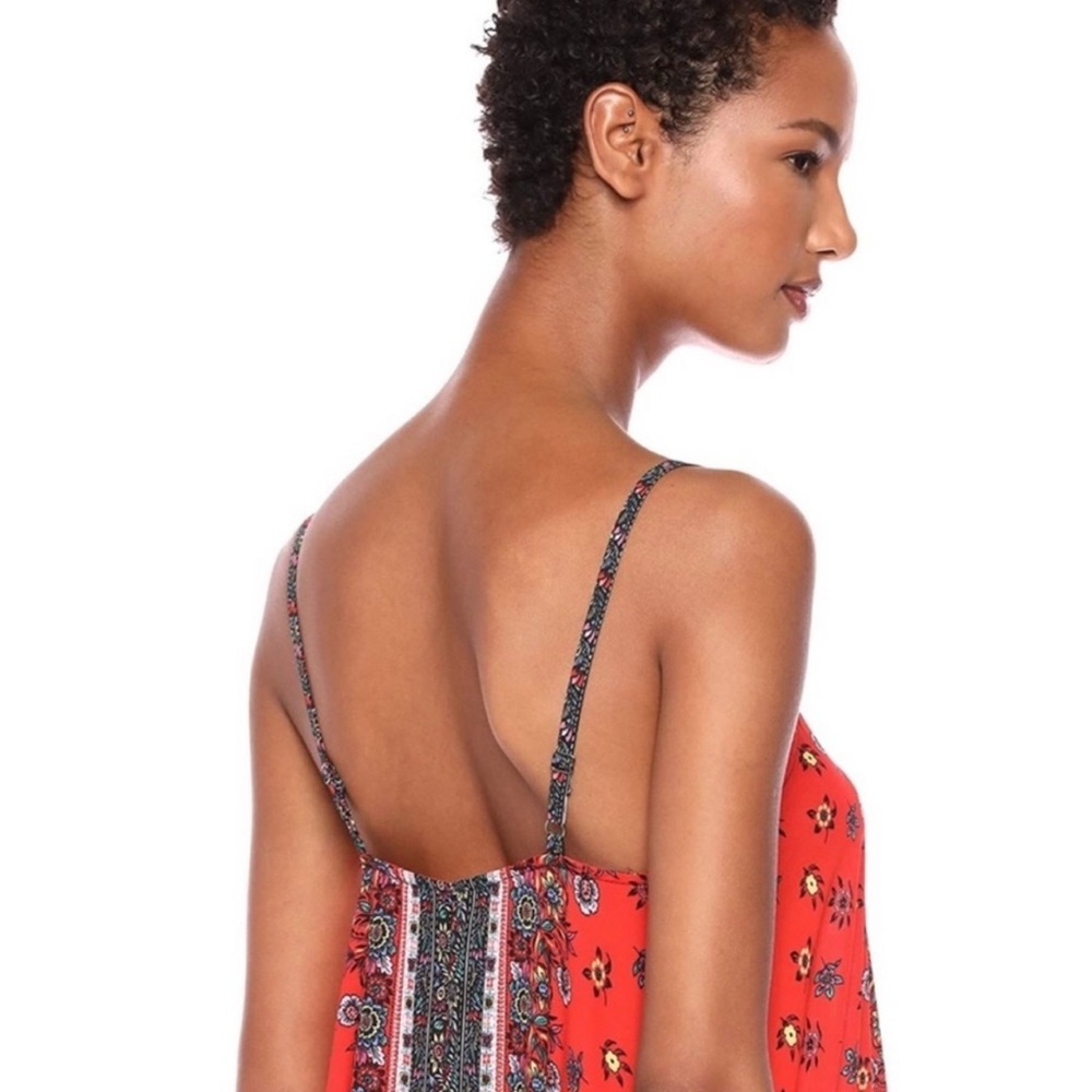 Nanette Lepore ~Calypso Red Multi-Print Trapeze H… - image 3